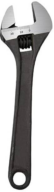 Aldeco Pro-Grade 8-Inch Adjustable Wrench – Forged Steel Construction Single Sided Open End Wrench