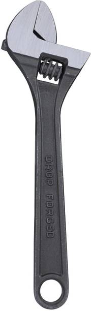 Aldeco 8" Adjustable Wrench – Laser-Etched Scale for Accurate Sizing Single Sided Open End Wrench