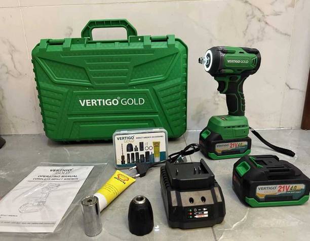 Shiv Enterprise VG-BIW-570NM CORDLESS BRUSHLESS IMPACT WRENCH 570 NM TORQUE 21V LI-ION BATTERY & CHARGER Collated Screw Gun