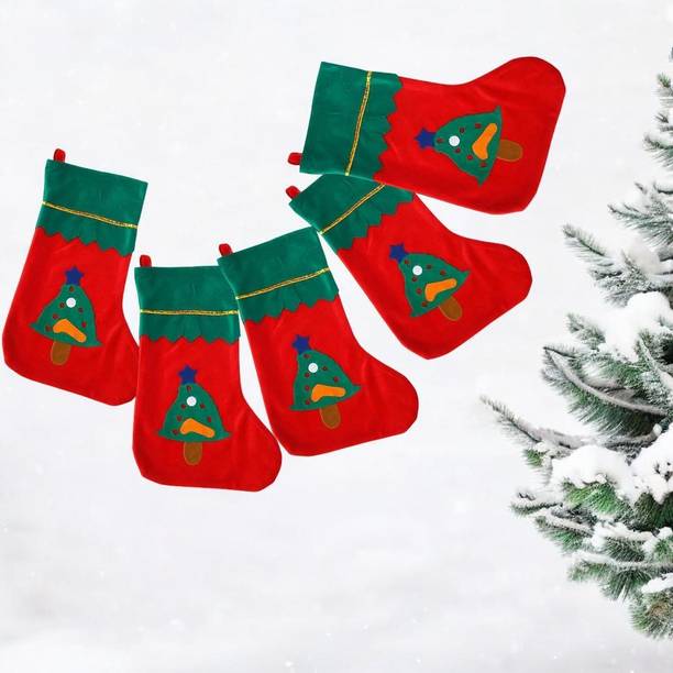 VR Creatives Santa Clause Design Stockings@47 Christmas Stocking