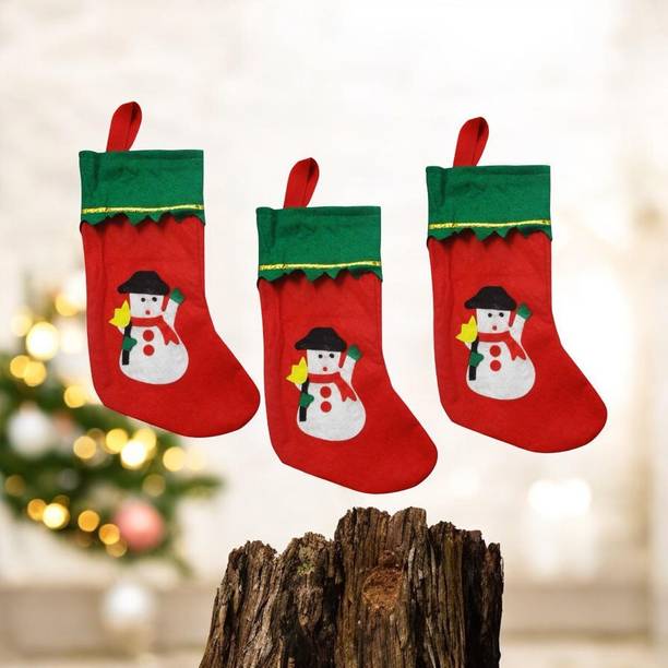 VR Creatives Santa Clause Design Stockings@18 Christmas Stocking