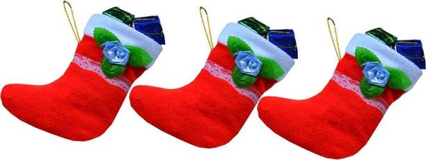 ME&YOU Durable Christmas Stockings with Cozy Linings and Festive Embellishments. Christmas Sack