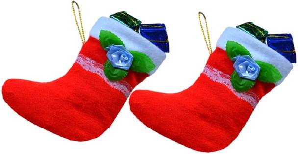 ME&YOU Festive Santa Stocking Socks – Ideal for Fireplace and Christmas Decor Christmas Stocking