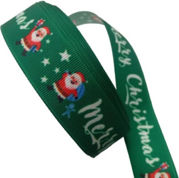 TEXMAX VENTURES Printed Grosgrain Christmas Ribbon Christmas Sack