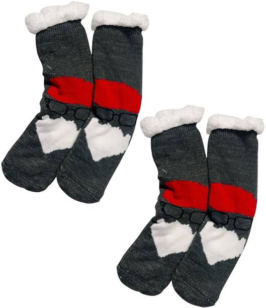 Butterthief WINTER FURR SHERPA SOCKS FOR MEN & WOMEN (UNISEX) CHRISTMAS Stockings-16 Christmas Stocking