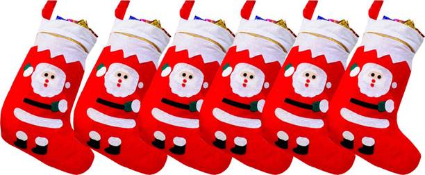 VE AND YOU Christmas Santa Clause Design Stockings pack of 6_97 Christmas Stocking
