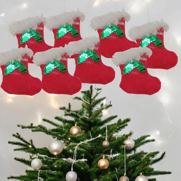 RG Accessories Santa Clause Design Stockings_(pack of 8)_s 9241 for Christmas decoration Christmas Stocking