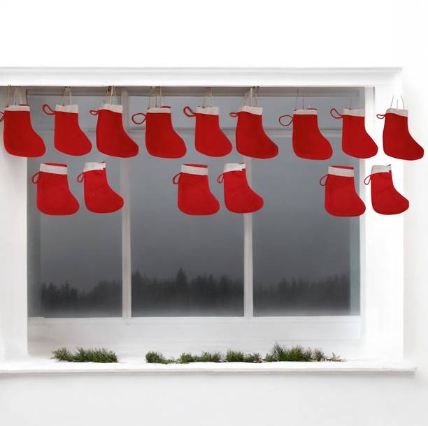 RG Accessories Santa Clause Design Stockings_(pack of 15)_9253 Christmas Stocking