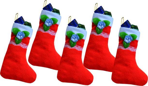 VE AND YOU Christmas Santa Clause Design Stockings pack of 5_51 Christmas Stocking