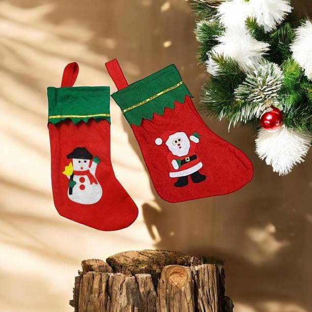 VR Creatives Santa Clause Design Stockings@45 Christmas Stocking
