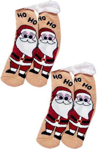 Butterthief WINTER FURR SHERPA SOCKS FOR MEN & WOMEN (UNISEX) CHRISTMAS Stockings-97 Christmas Stocking