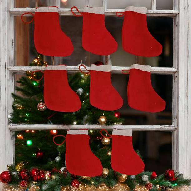 RG Accessories Santa Clause Design Stockings_(pack of 8)_s 9231 for Christmas decoration Christmas Stocking