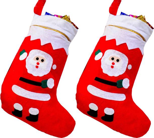 VE AND YOU Christmas Santa Clause Design Stockings pack of 2_53 Christmas Stocking