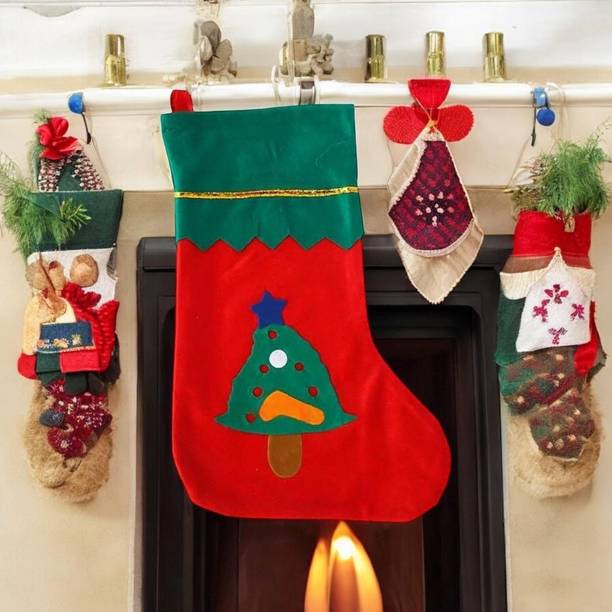 VR Creatives Santa Clause Design Stockings@42 Christmas Stocking
