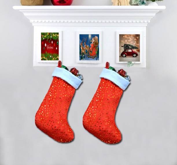 Flipkart SmartBuy Hanging Stocking For Decoration, christmas Decoration Christmas Stocking