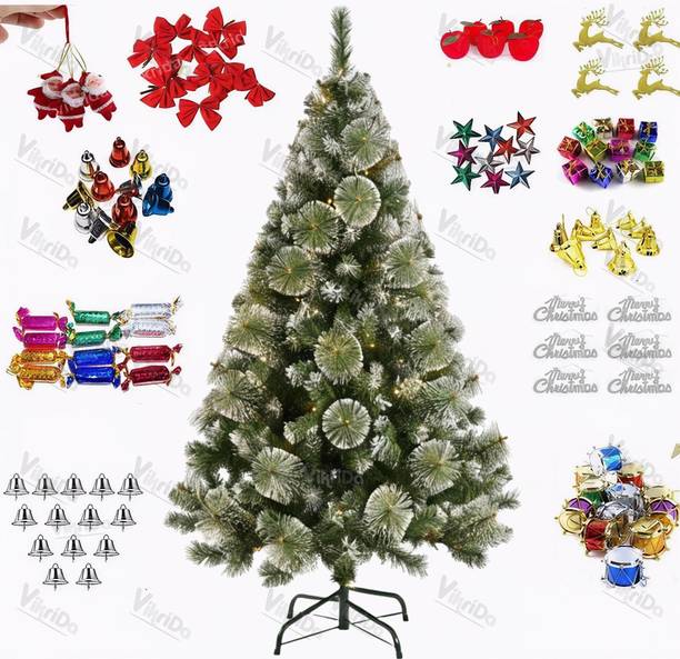 VikriDa Pine 152 cm (4.99 ft) Artificial Christmas Tree