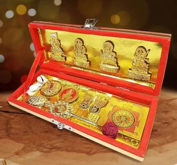 Shri shyam eshoppe Dhan Laxmi kuber bhandari yantra Aluminium Yantra