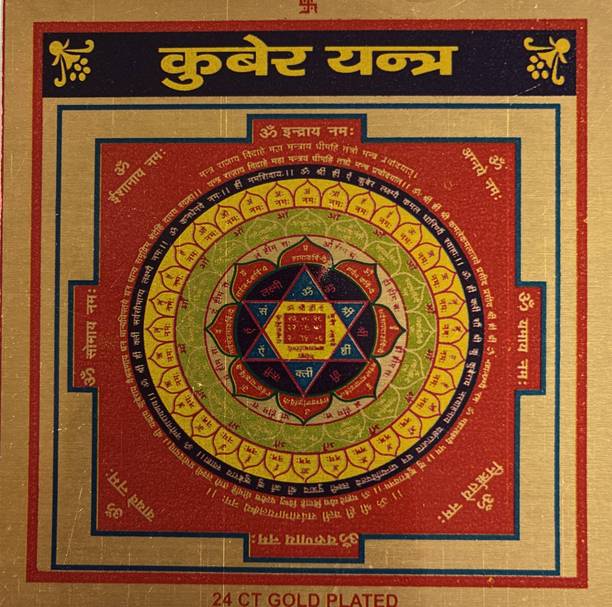 Astrodhyaan Astro Dhyaan Kuber Yantra Wealth Growth & Financial Stability Copper Yantra