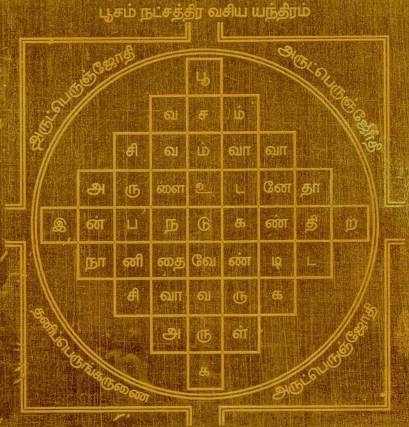 SUBHASHINI Poosam Nakshatra Vasiya Yantra Pooyyam Pushya Yantram Copper Yantra