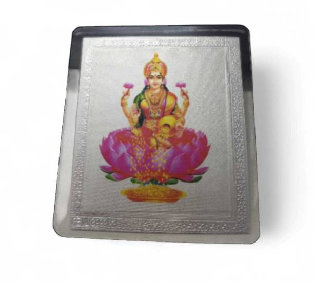 AASHI SILVER JEWELLERY 999 Silver Lakshmi Yantra Silver Yantra