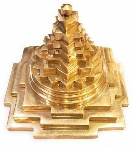 MORMUKUT Brass Meru Shree/Shri Yantram for Diwali/Lakshmi Pooja Brass Yantra Brass Yantra