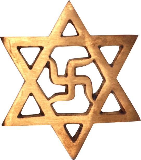 The Spiritual Living Copper Swastik for Door | Vastu & Feng Shui Items | Swastik for Door Entrance Copper Yantra