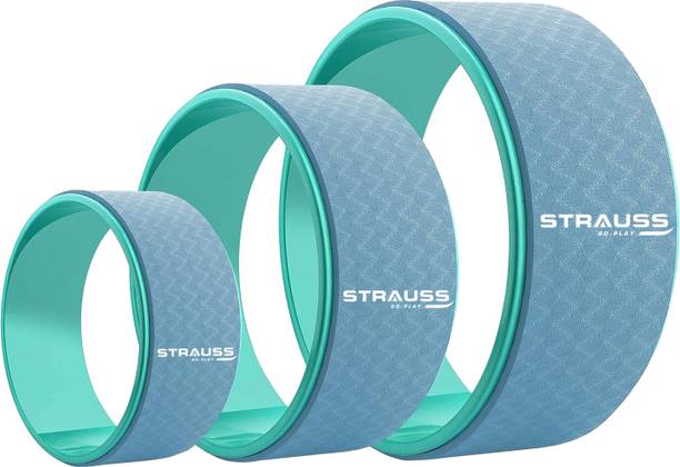 Strauss Yoga Wheel Set of 3 Yoga Blocks