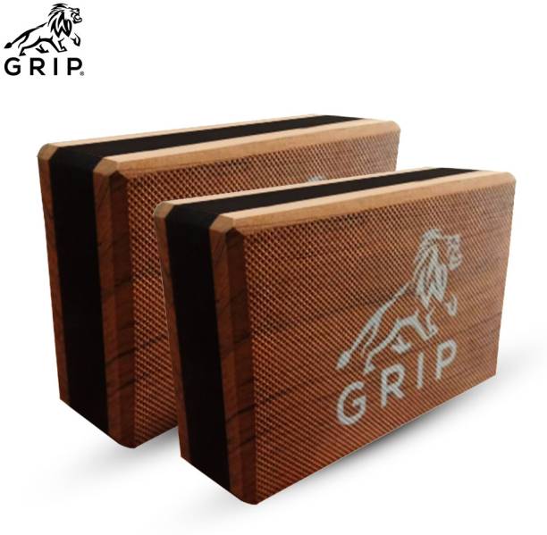 Grip Foam Brick Brown Set Of 2 Yoga Blocks