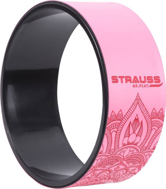 Strauss Yoga Wheel | Yoga Roller for Back Bends| Yoga Accessories Yoga Blocks