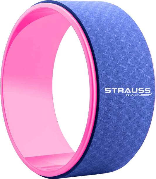 Strauss Yoga Wheel | Yoga Roller for Back Bends| Yoga Accessories Yoga Blocks