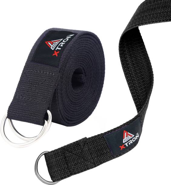 Xtron Yoga Belt For Women & Men For Stretching Yoga Strap For Exercise & Workout Mat Cotton Yoga Strap