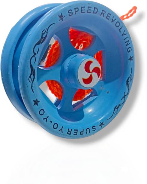 RM CREATION Yo-Yo High Power Plastic With Super Fine Bearing For Kids (BLUE) Yoyo Holster