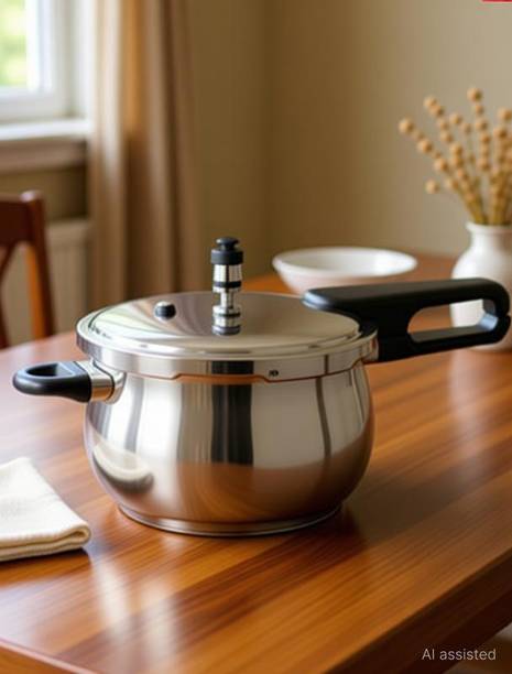 VINOD 3.5 L Outer Lid Induction Bottom Pressure Cooker