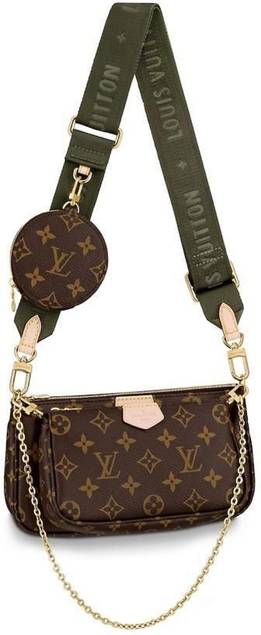 Louis vuitton monogram multi pochette accessoires rose clair on sale