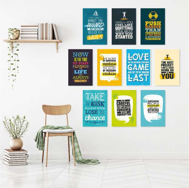 Image result for Motivational Poster Quotes Wall Design For Living Room Drawing Room ...