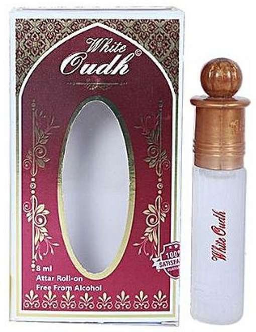 Huile De Parfum Al Nuaim White Oudh 3ml - Pack De 2 - Attar Longue Durée Sans Alcool - Neuf Origine Inde