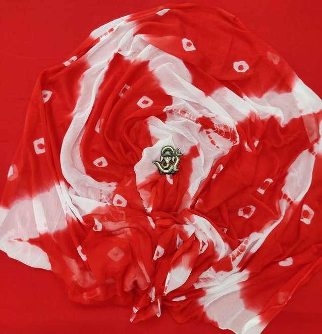 SATYA EXPORTS Dupatta da donna in chiffon tinta unita, lunghezza 2,50 m, PEACH_ SENAPE, Length: 2.30 Meters