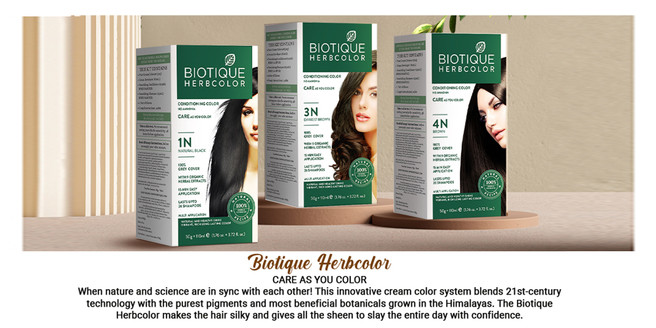 BIOTIQUE Herbcolor Conditioning | 100% Grey Coverage in 15