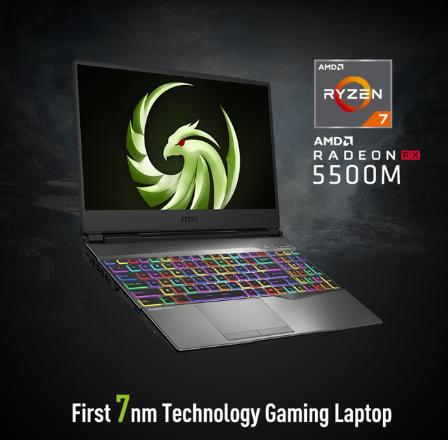 Msi Alpha 15 Rx 5500m MSI Alpha 15 AMD Ryzen Quad Core 3750H (16 GB/1