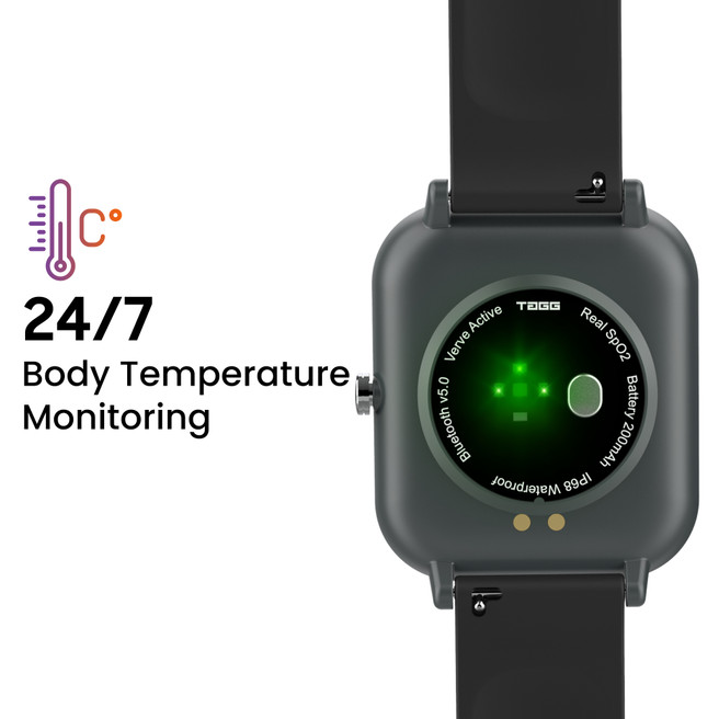 Temperature Sensor Smartwatch Body Heat F07T Heart Rate Monitoring