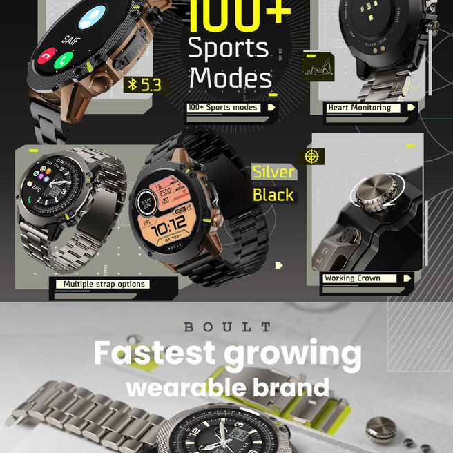 Smart Watch Foxwear Fox GOBOULT Sterling Pro AMOLED