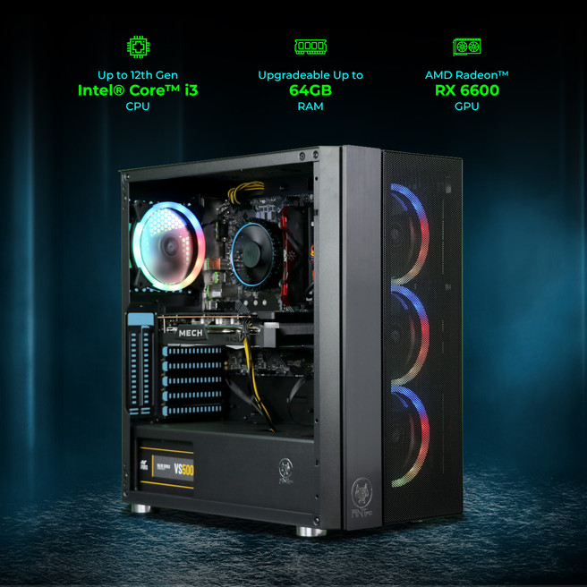 Intel Core Radeon Gpu With Intel Cpu ANT PC LASIUS AL120RX Intel