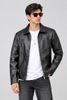 Onestreet Men Solid Leather Jacket - Image 5