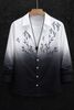 fayde ki deal Men Regular Fit Floral Print Ribbed Collar Casual Shirt - Image 4