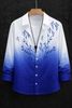 fayde ki deal Men Regular Fit Floral Print Ribbed Collar Casual Shirt - Image 5