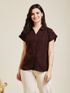 J TURRITOPSIS Women Regular Fit Solid Spread Collar Casual Shirt - Image 8
