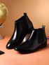Zixer Chelsea Slip-On Formal Boots for Men (Black, Size 12) - Image 8