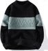 FitIn OutFit Men Self Design Round Neck Multicolor Sweater - Image 7