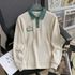 VOIDLINE Men Printed Polo Neck Cotton Blend Beige T-Shirt - Image 6