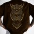 RUHZEEFA Men Graphic Print Round Neck Polycotton Black T-Shirt - Image 8